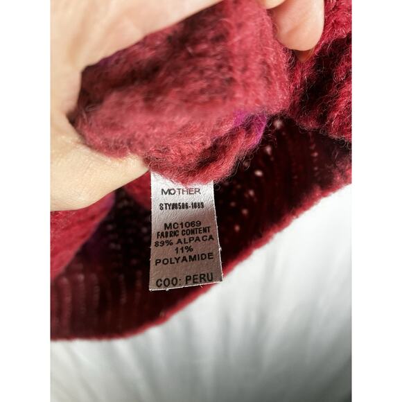 MOTHER Boatneck Sweater Vest Operation Sunshine Size Sm NWT Oversized Retro - Picture 7 of 7